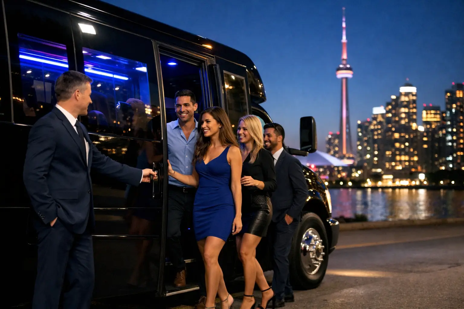 Party Bus Rental Toronto for Better Group Nights