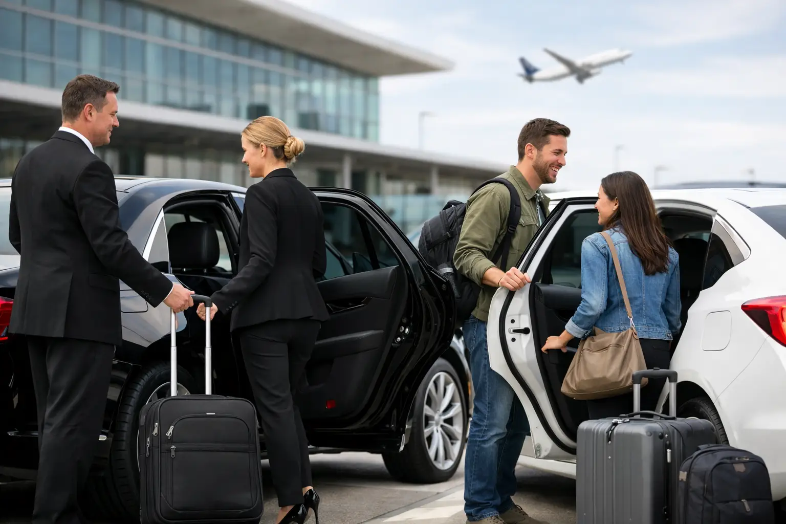 Black Car Versus Rideshare for Airport Travel